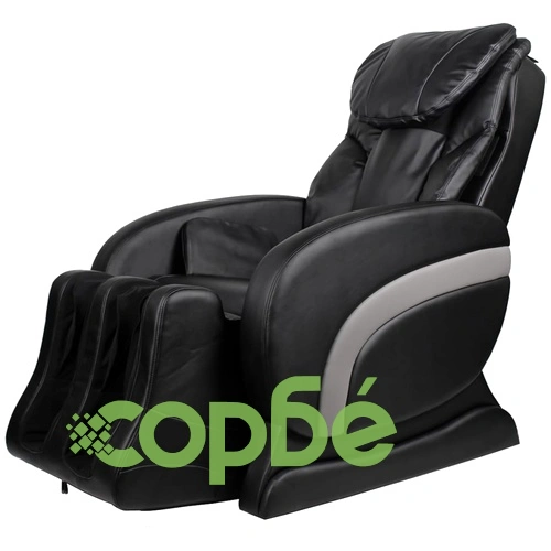 Масажен стол, черен, изкуствена кожа ➤ топ цена ➤ sorbe.bg