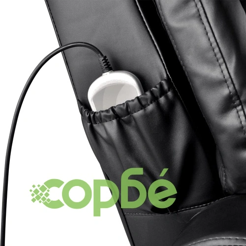 Масажен стол, черен, изкуствена кожа ➤ топ цена ➤ sorbe.bg