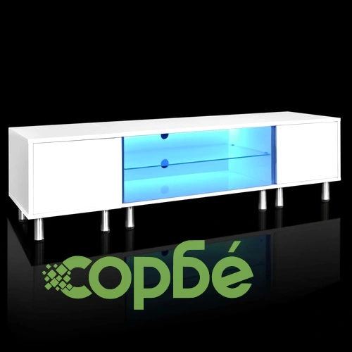 Маса с LED 160 см за телевизор с плосък екран  ➤ топ цена ➤ sorbe.bg