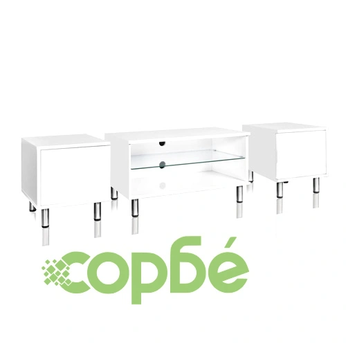Маса с LED 160 см за телевизор с плосък екран  ➤ топ цена ➤ sorbe.bg