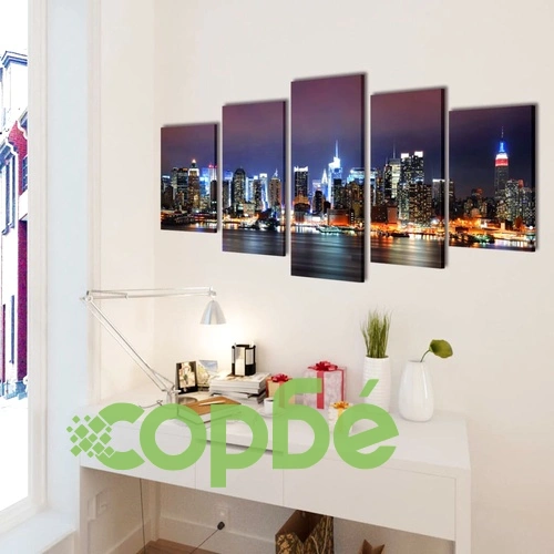 Декоративни панели за стена Ню Йорк в цветове, 200 x 100 см ➤ топ цена ➤ sorbe.bg