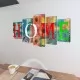 Декоративни панели за стена Цветен дом, 200 x 100 см