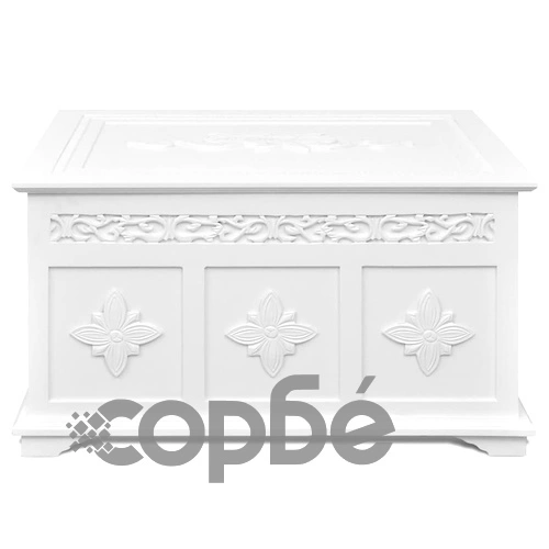 Комплект от 3 сандъка за съхранение, цвят бял  ➤ топ цена ➤ sorbe.bg