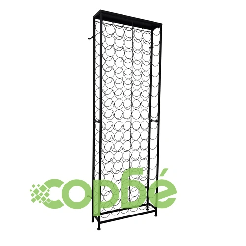 Метална стойка за вино, за 108 бутилки  ➤ топ цена ➤ sorbe.bg