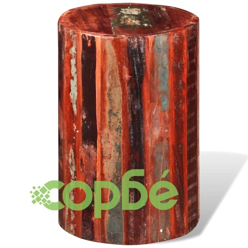 Табуретка, регенерирано дърво масив ➤ топ цена ➤ sorbe.bg