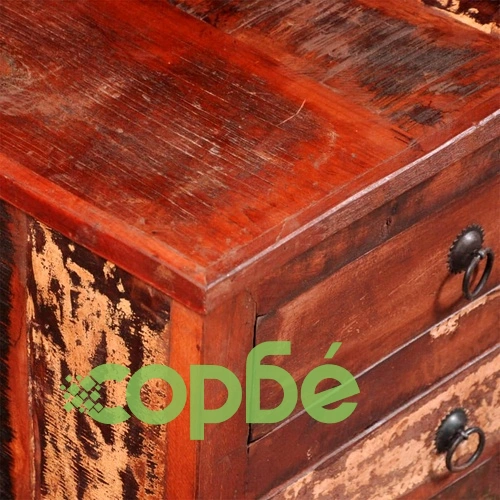 Hi-Fi шкаф / ТВ шкаф, регенерирано дърво масив ➤ топ цена ➤ sorbe.bg