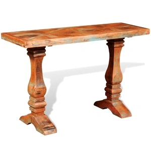 Конзолна маса, масивно регенерирано дърво 