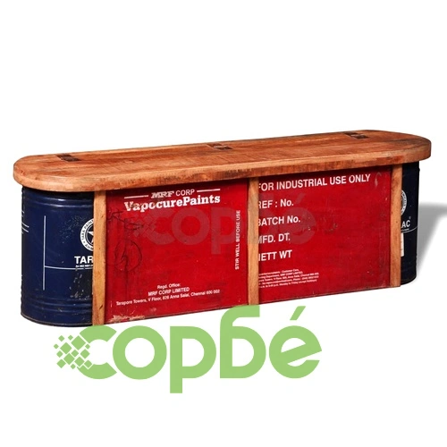 Пейка за съхранение, регенерирано дърво масив ➤ топ цена ➤ sorbe.bg