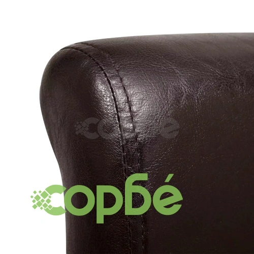 Трапезни столове, 4 бр, кафяви, изкуствена кожа ➤ топ цена ➤ sorbe.bg
