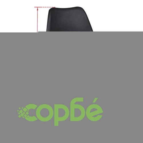Трапезни столове, 2 бр, черни, изкуствена кожа ➤ топ цена ➤ sorbe.bg