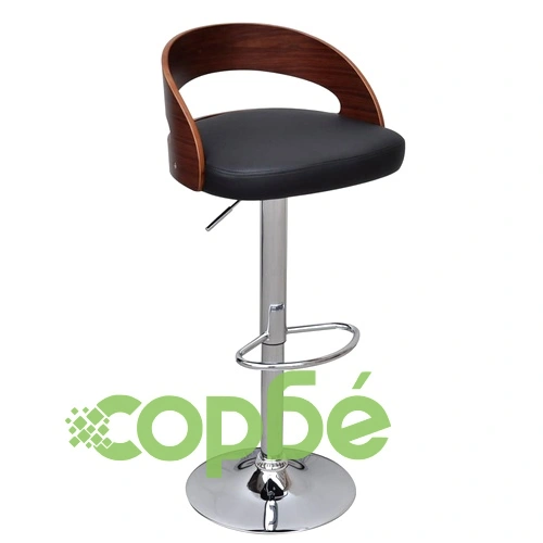 Бар табуретки, 2 бр, извито дърво  ➤ топ цена ➤ sorbe.bg