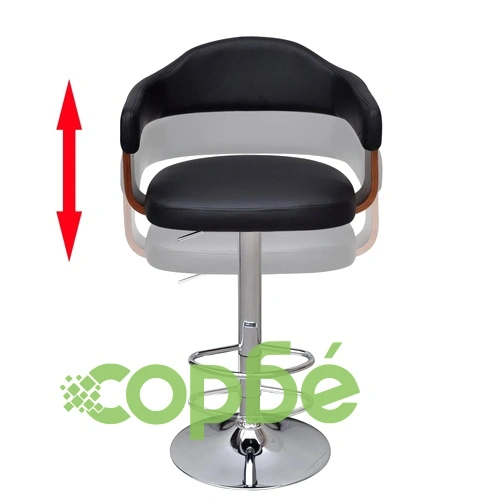 Бар табуретки, 2 бр, извито дърво ➤ топ цена ➤ sorbe.bg