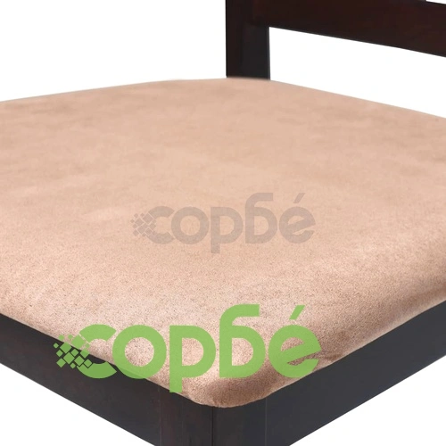 Бар табуретки, 2 бр, кафяви, текстил ➤ топ цена ➤ sorbe.bg