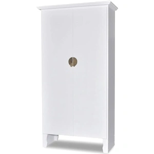 Дървен китайски сватбен шкаф с три рафта и две врати 