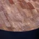 Кръгла масичка от регенерирано тиково дърво 