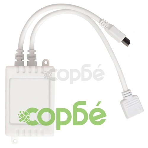 Рамка за легло с LED, бяла, изкуствена кожа, 180x200 cм ➤ топ цена ➤ sorbe.bg