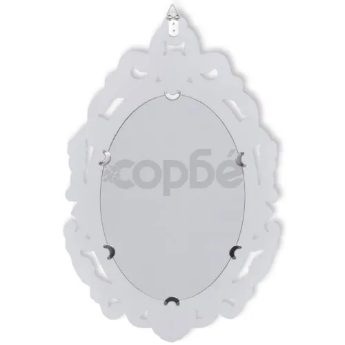 Комплект за стена за ключове и бижута с огледало и куки  ➤ топ цена ➤ sorbe.bg