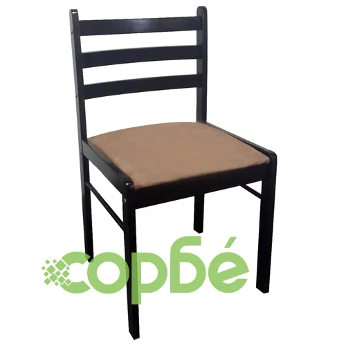 Трапезни столове 4 бр кафяви масивно каучуково дърво и кадифе ➤ топ цена ➤ sorbe.bg