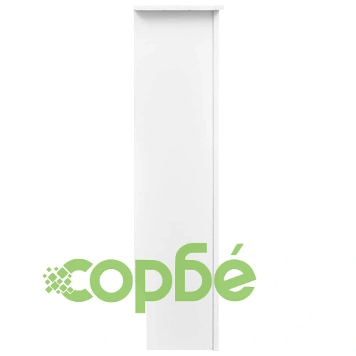 Бяла MDF декоративна решетка за отопляващ радиатор, 112 см ➤ топ цена ➤ sorbe.bg