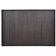 Бамбукова постелка за баня 40 x 50 см, тъмно кафява