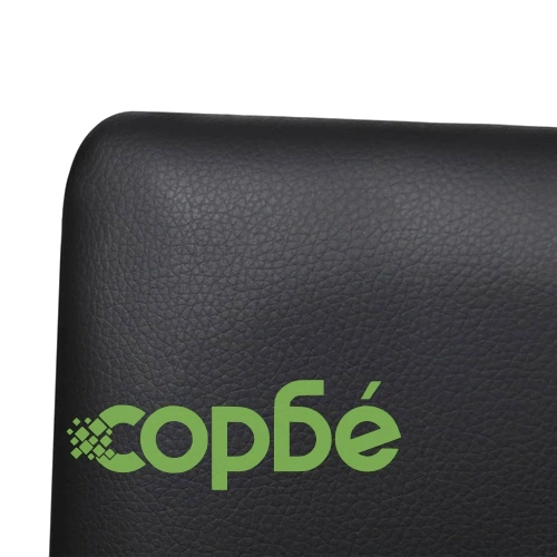 Конзолни трапезни столове, 4 бр, черни, изкуствена кожа ➤ топ цена ➤ sorbe.bg