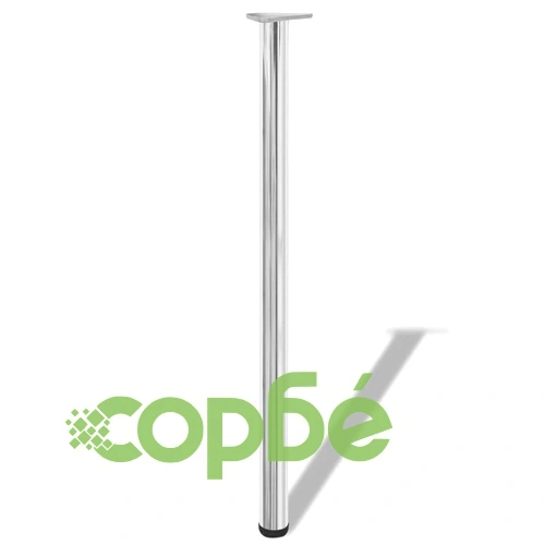 4 крака за регулиране на височината на маси, хром, 1100 мм ➤ топ цена ➤ sorbe.bg