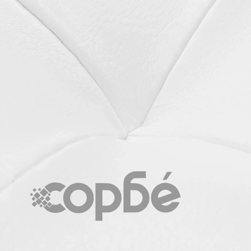 Табуретка-ракла тип отоманка, изкуствена кожа, бяла ➤ топ цена ➤ sorbe.bg