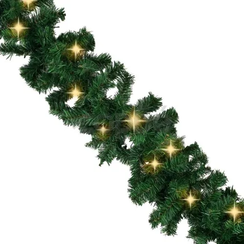 Коледен гирлянд с LED лампички, 20 м ➤ топ цена ➤ sorbe.bg