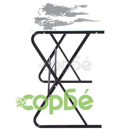 Стъклено бюро с мотив на карта на света ➤ топ цена ➤ sorbe.bg