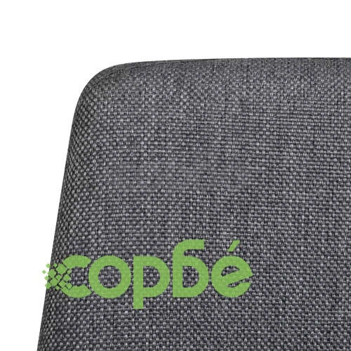 Трапезни столове, 2 бр, тъмносиви, текстил ➤ топ цена ➤ sorbe.bg