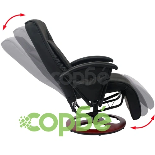 Шиацу масажен стол, черен, изкуствена кожа ➤ топ цена ➤ sorbe.bg