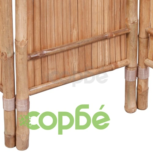 4-панелен параван от бамбук ➤ топ цена ➤ sorbe.bg