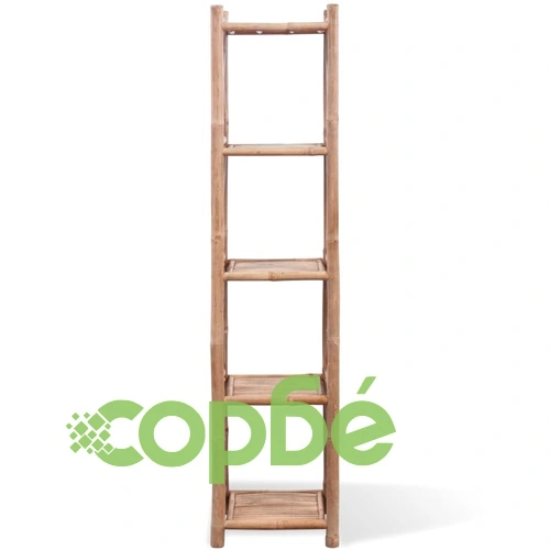 5-етажна квадратна бамбукова етажерка ➤ топ цена ➤ sorbe.bg