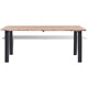 Трапезна маса от твърдо акациево дърво, 180x90 cм