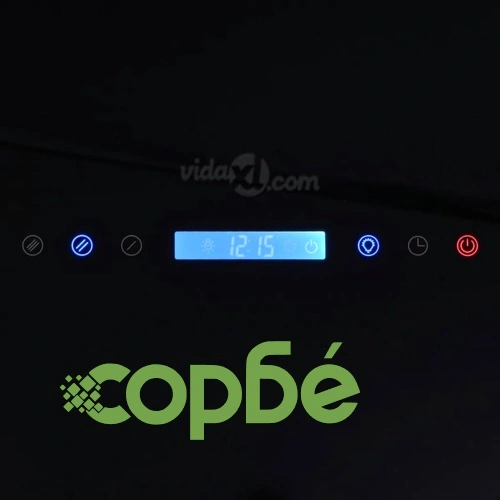 Аспиратор със сензорен дисплей, черен, 900 мм ➤ топ цена ➤ sorbe.bg