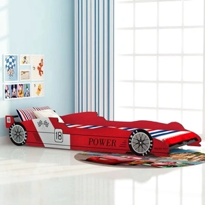 детско легло състезателна кола 90 х 200 см, червен цвят