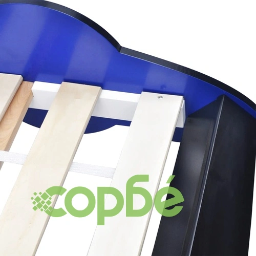 детско легло състезателна кола 90 х 200 см, син цвят ➤ топ цена ➤ sorbe.bg