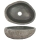 Мивка от речен камък, овална, (29-38)x(24-31) см