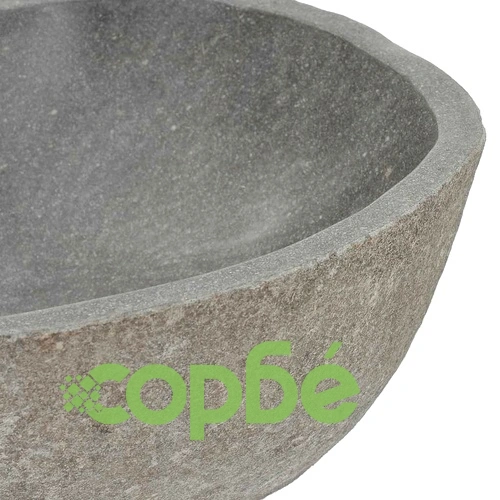 Мивка от речен камък, овална, (37-46)x(29-36) см ➤ топ цена ➤ sorbe.bg