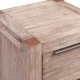 Нощно шкафче, твърдо полирано акациево дърво 42x45x58 cм