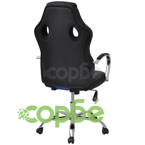 Директорски офис стол, светло синьо, изкуствена кожа ➤ топ цена ➤ sorbe.bg