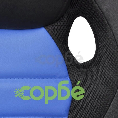 Директорски офис стол, светло синьо, изкуствена кожа ➤ топ цена ➤ sorbe.bg