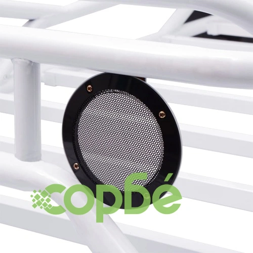 Детско ''офф-роуд'' легло, стоманено, 190x90 см, бяло ➤ топ цена ➤ sorbe.bg