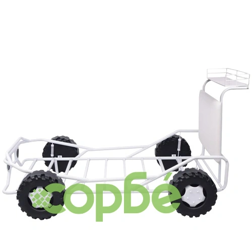 Детско ''офф-роуд'' легло, стоманено, 190x90 см, бяло ➤ топ цена ➤ sorbe.bg