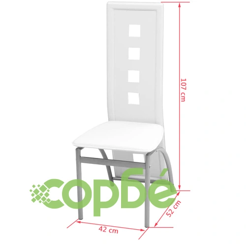 Трапезен комплект от пет части, бял ➤ топ цена ➤ sorbe.bg