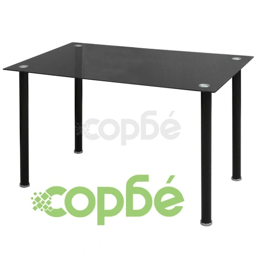 Трапезен комплект, 7 части, черен ➤ топ цена ➤ sorbe.bg