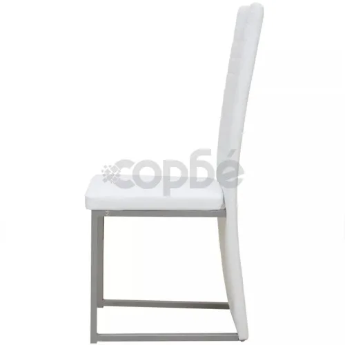 Трапезен комплект, 7 части, бяло и черно ➤ топ цена ➤ sorbe.bg