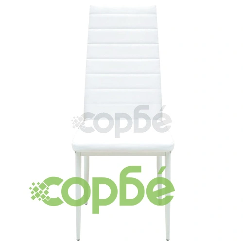 Трапезен комплект, 5 части, маса и 4 стола, изкуствена кожа ➤ топ цена ➤ sorbe.bg