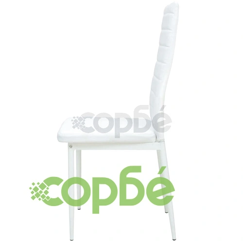 Трапезен комплект, 5 части, маса и 4 стола, изкуствена кожа ➤ топ цена ➤ sorbe.bg