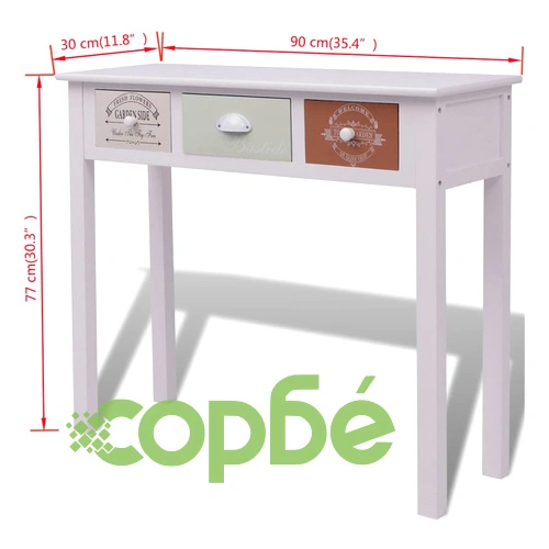 Конзолна маса във френски стил, дърво  ➤ топ цена ➤ sorbe.bg